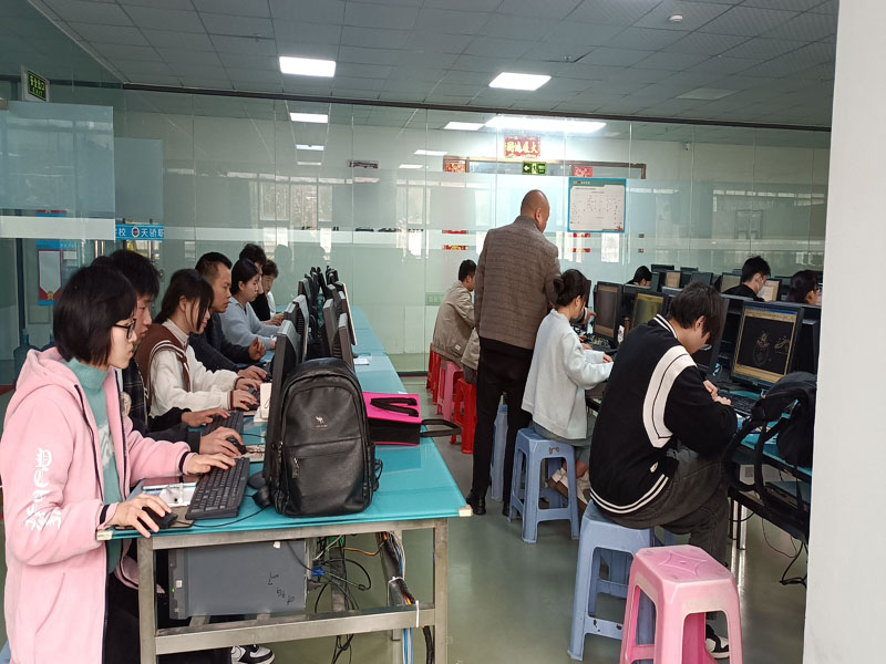 东莞万江天骄职校练习大厅场景