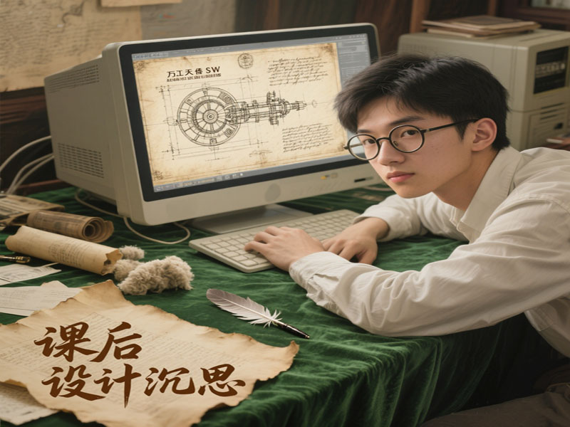 东莞万江天骄SW机械设计课后练习