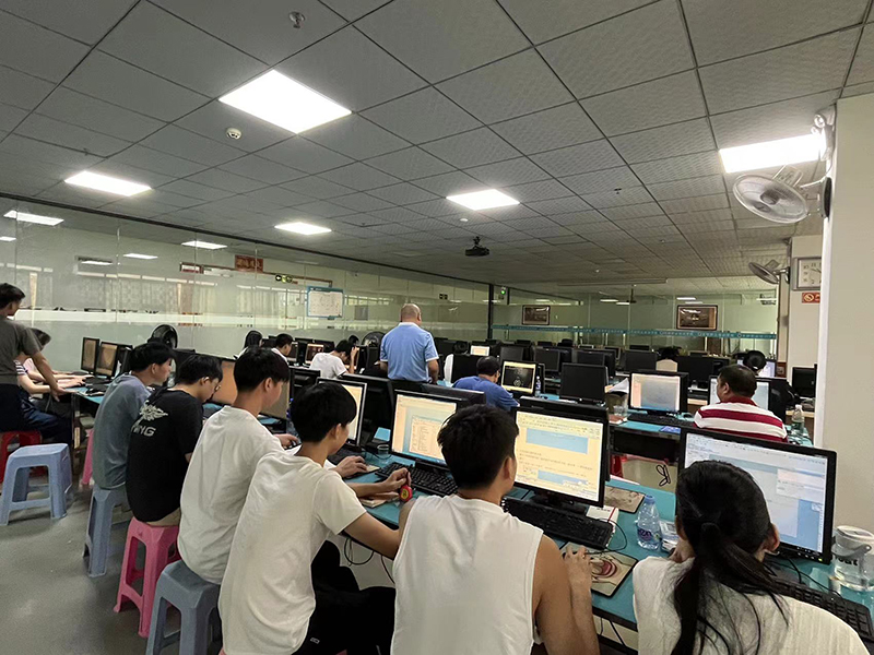 东莞万江天骄职校练习大厅场景