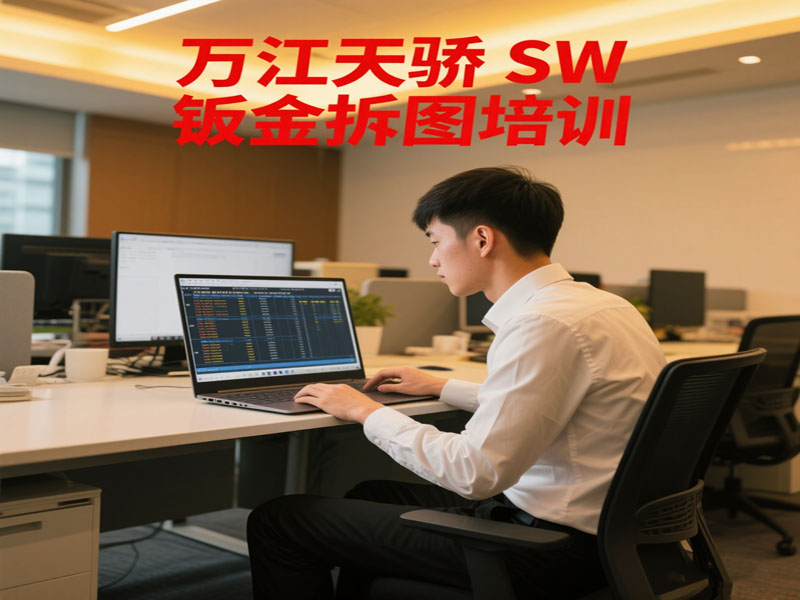 东莞万江天骄职校SW钣金拆图培训