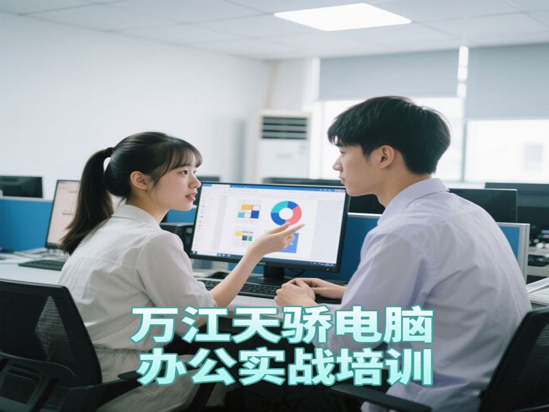 东莞万江天骄职校电脑办公实战培训 