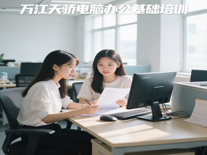 东莞万江天骄职校电脑办公基础培训 
