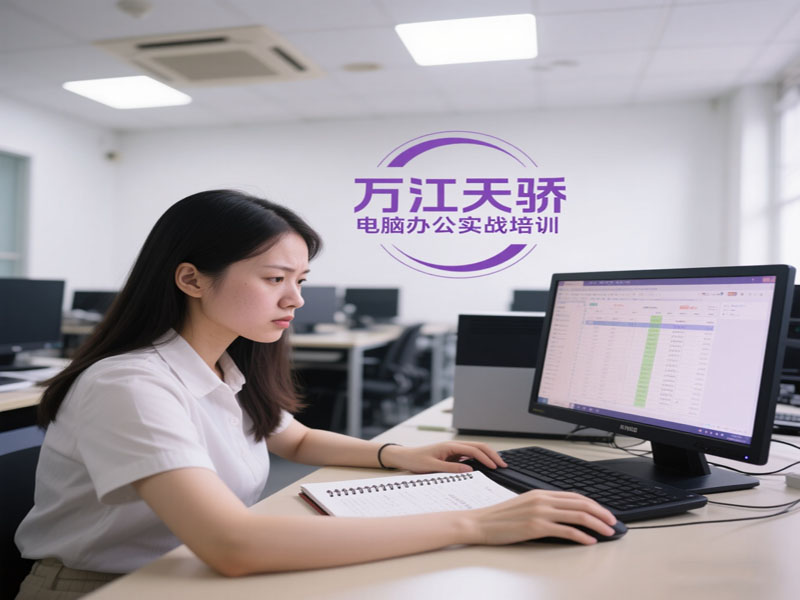 东莞万江天骄职校电脑办公实战培训