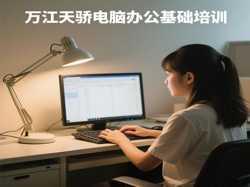 东莞万江天骄职校电脑办公基础培训