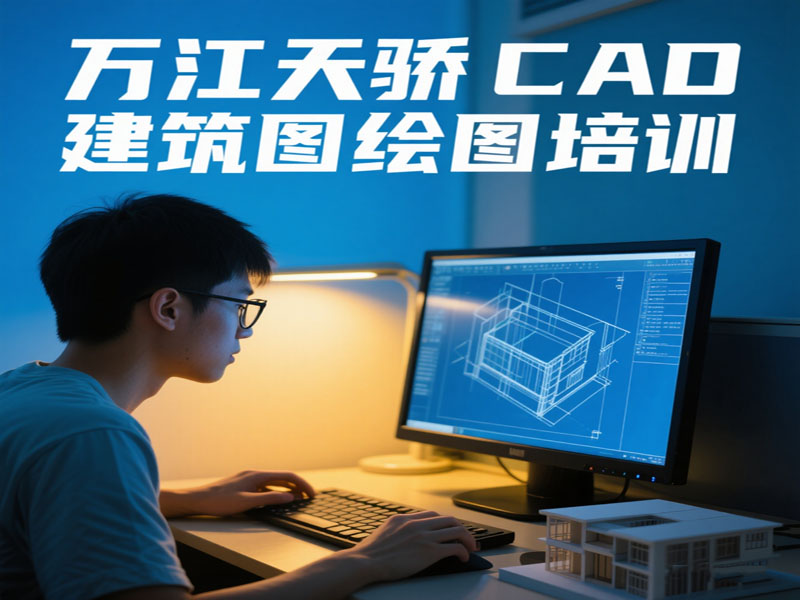 东莞万江天骄职校CAD建筑图绘图培训