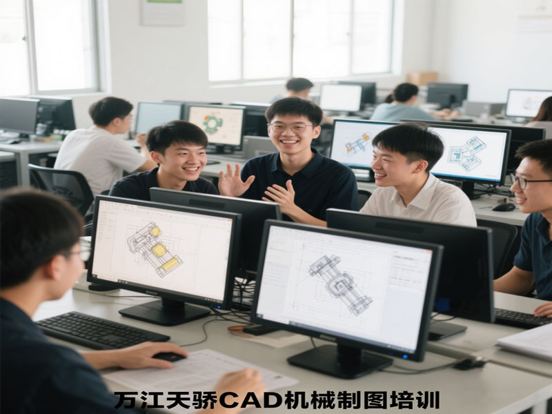 东莞万江天骄职校CAD机械制图培训