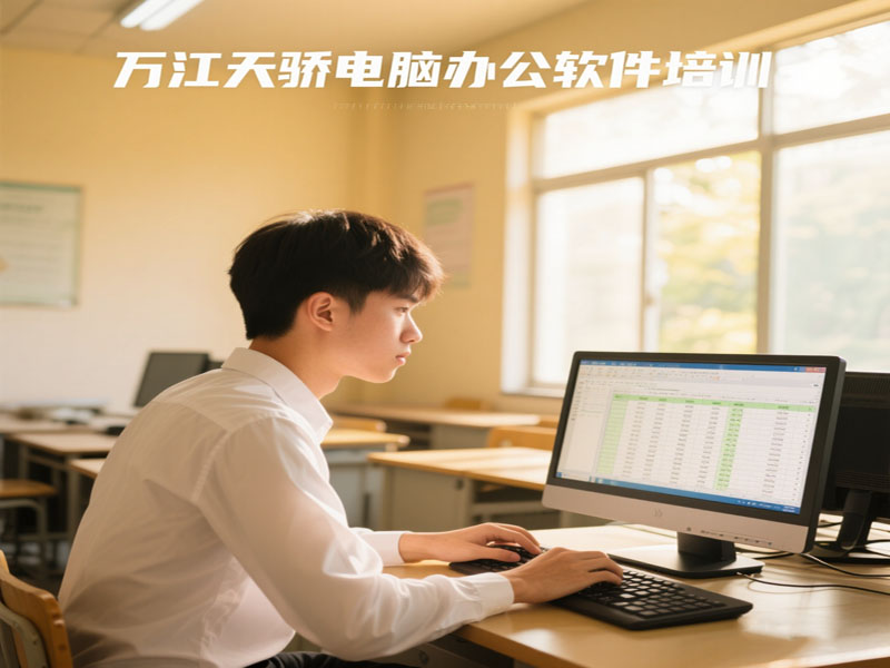 东莞万江天骄职校电脑办公软件培训