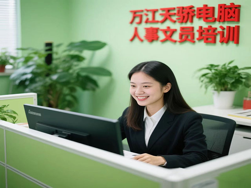 东莞万江天骄职校电脑人事文员培训