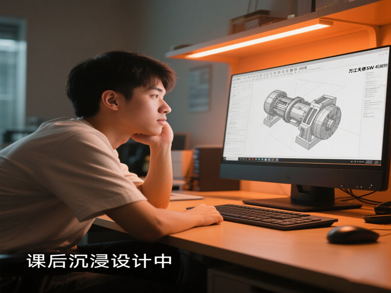 东莞万江天骄SW机械设计课后练习