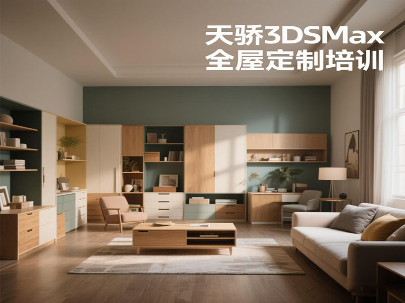 万江天骄职校3dsmax全屋定制