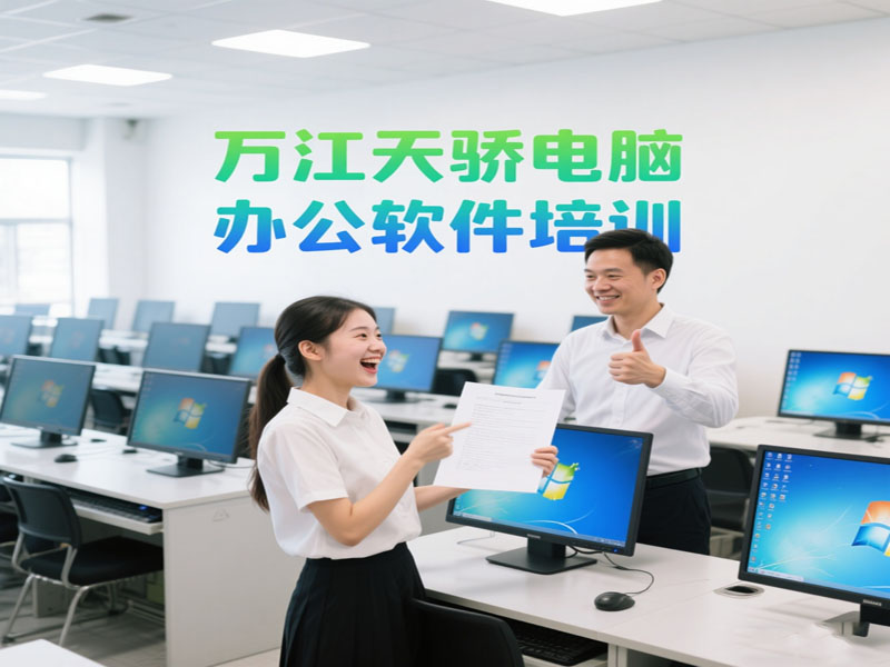东莞万江天骄职校电脑办公软件培训