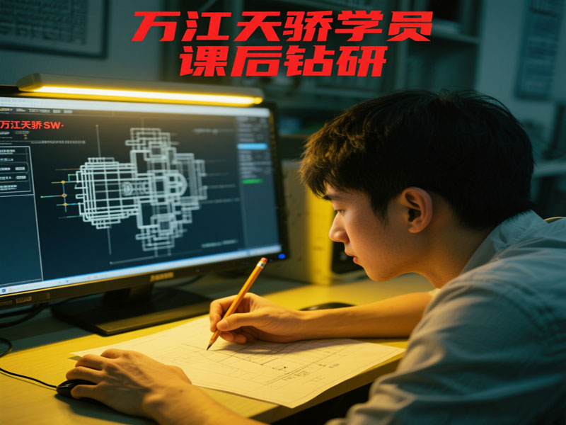 东莞万江天骄SW机械设计课后练习