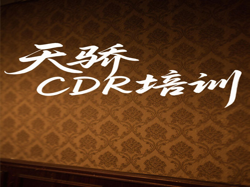 东莞万江天骄平面CDR培训 