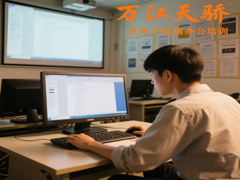 东莞万江天骄职校老牌子电脑办公培训 