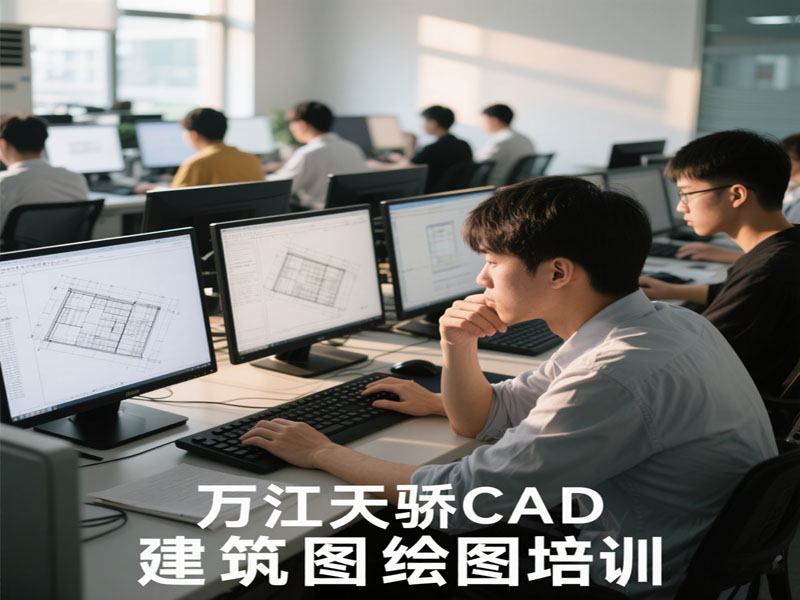 东莞万江天骄职校CAD建筑图绘图培训