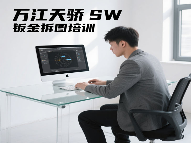 东莞万江天骄职校SW钣金拆图培训