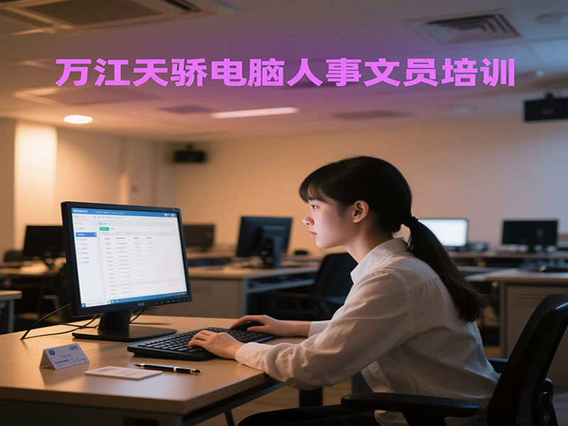 东莞万江天骄职校电脑人事文员培训 