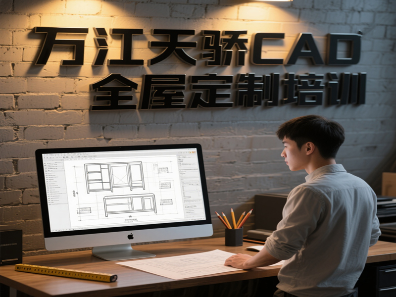 东莞万江天骄职校CAD全屋定制培训 