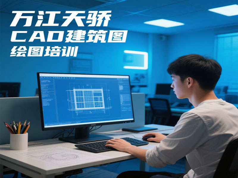 东莞万江天骄职校CAD建筑图绘图培训