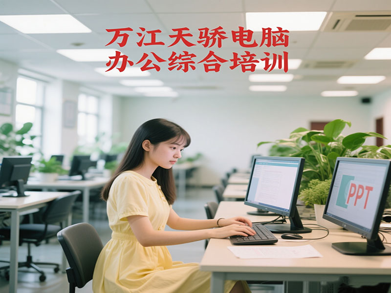 东莞万江天骄职校电脑办公综合培训