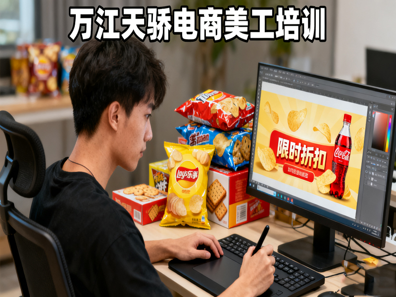 东莞万江天骄职校电商美工培训