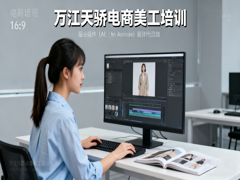 东莞万江天骄职校电商美工培训