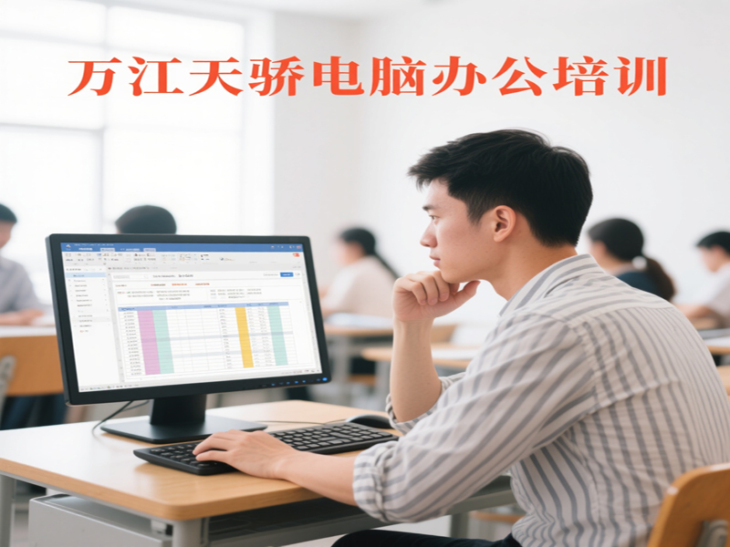 东莞万江天骄职校电脑办公培训
