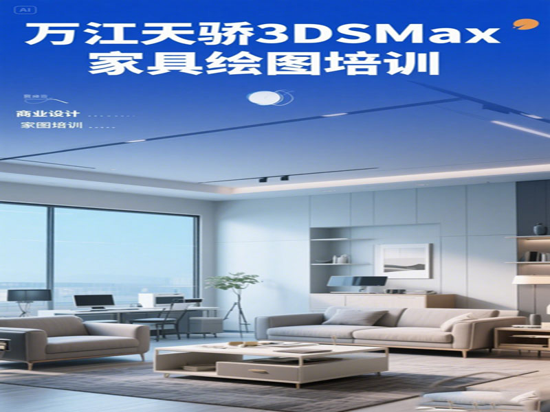 万江天骄职校3dsamx家具效果图 培训