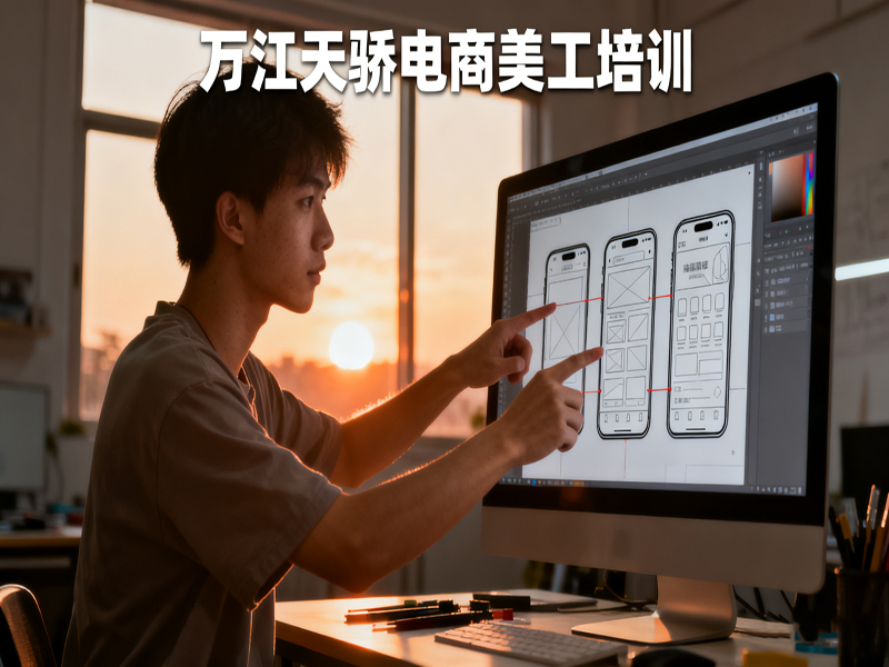 东莞万江天骄职校电商美工培训