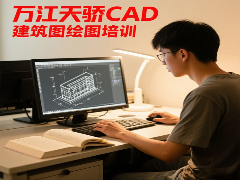 东莞万江天骄职校CAD建筑图绘图培训