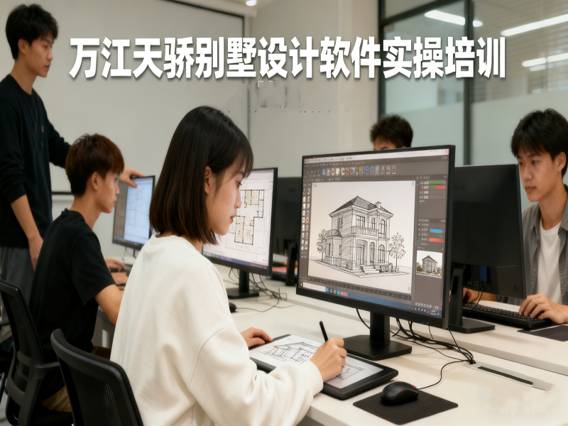 东莞万江天骄职校别墅效果图培训