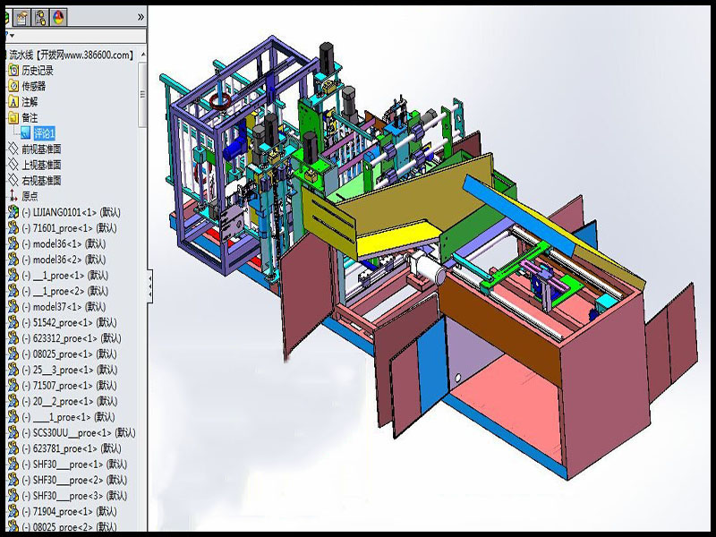 东莞万江天骄SW机械设计图 