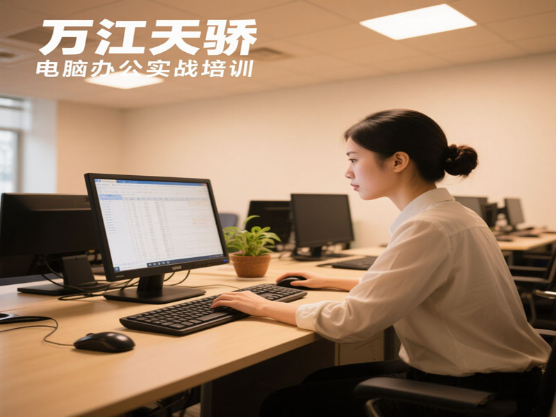 东莞万江天骄职校电脑办公实战培训