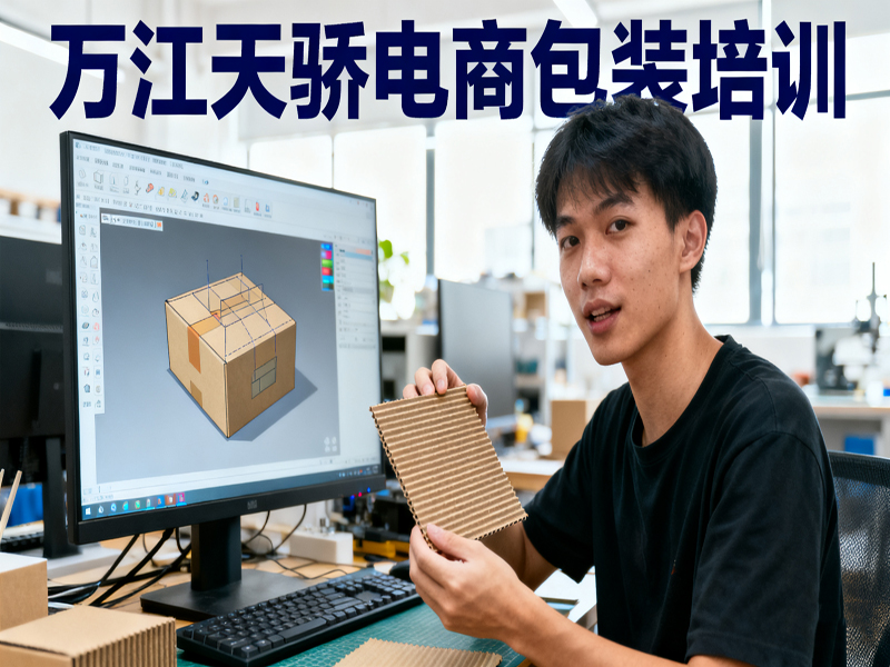 东莞万江天骄职校电商包装培训 