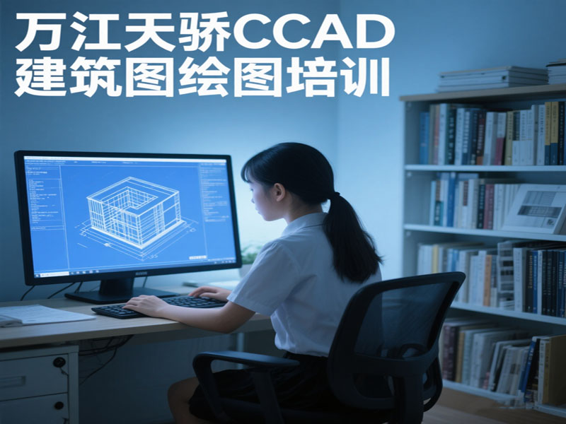东莞万江天骄职校CAD建筑图绘图培训 
