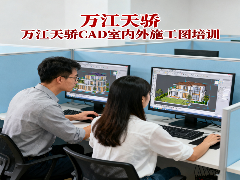 东莞万江天骄职校CAD室内外施工图培训