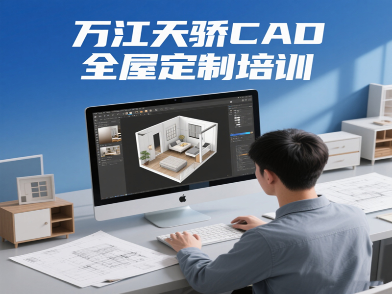 东莞万江天骄职校CAD全屋定制培训