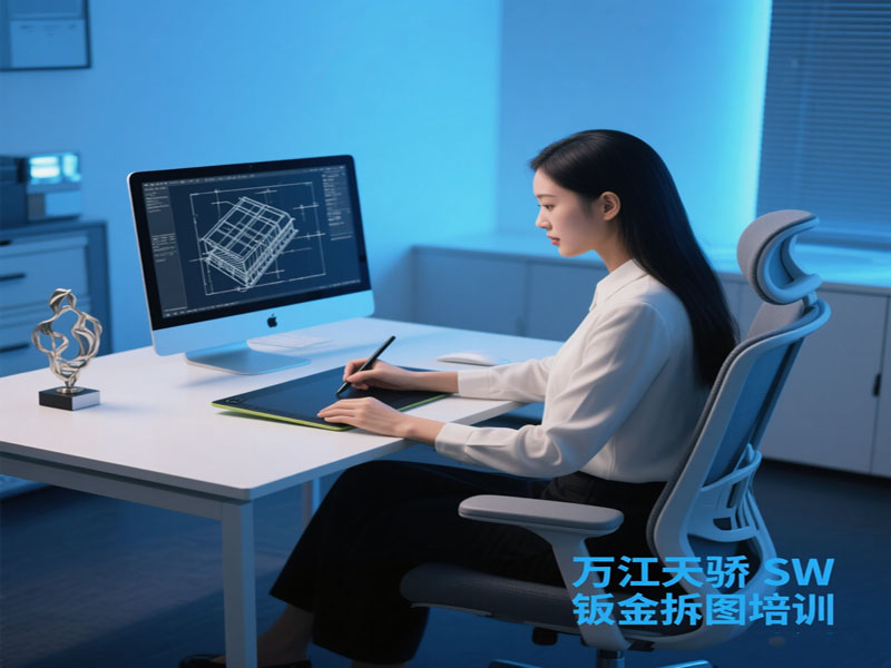 东莞万江天骄职校SW钣金拆图培训