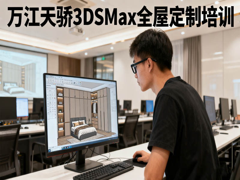 东莞万江天骄职校3DSMax全屋定制培训
