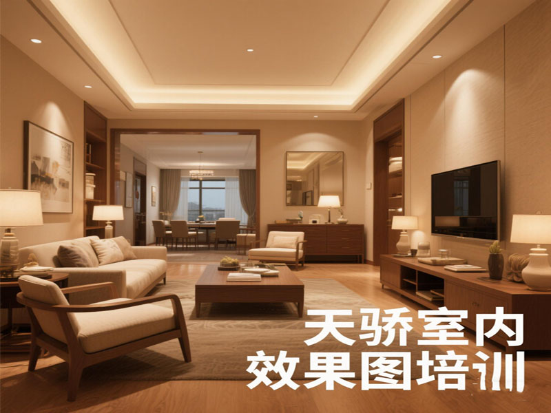 东莞万江天骄职校室内效果图培训 