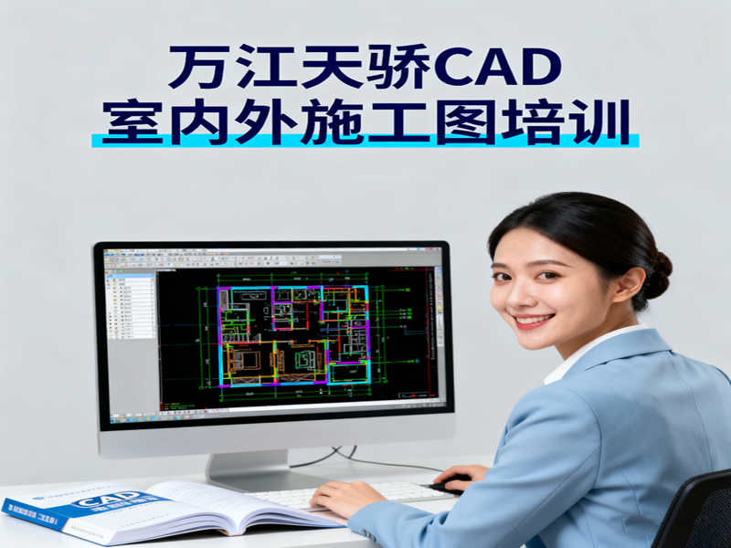 东莞万江天骄职校CAD室内外施工图培训