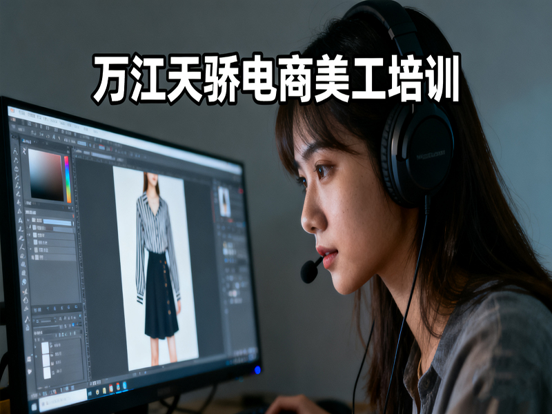 东莞万江天骄职校电商美工培训