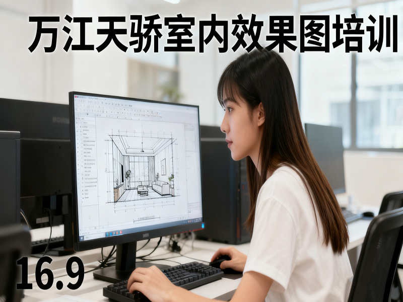 东莞万江天骄职校室内效果图培训