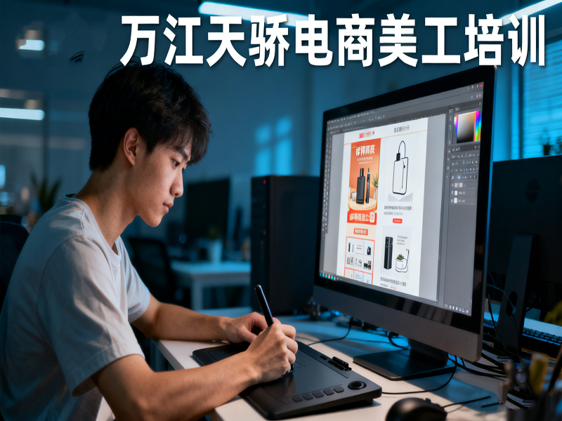 东莞万江天骄职校电商美工培训 
