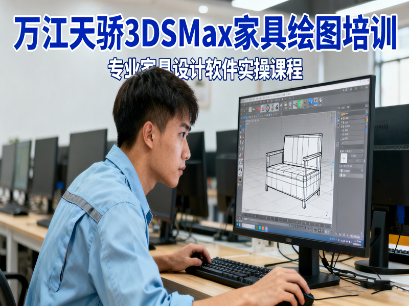 东莞万江天骄职校3DSMax家具绘图培训