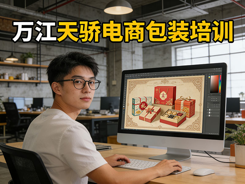 东莞万江天骄职校电商包装培训 