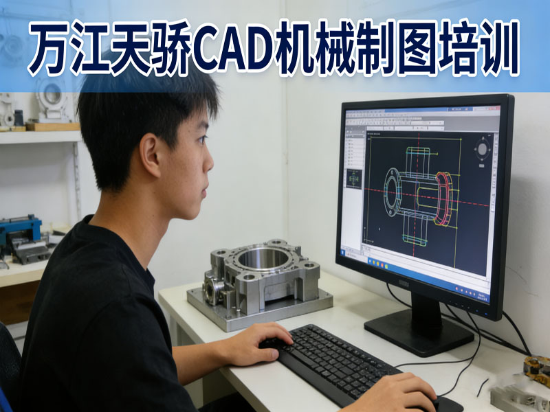 东莞万江天骄职校CAD机械制图培训