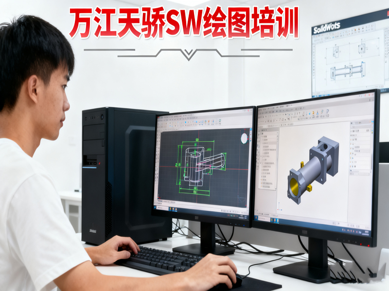 东莞万江天骄职校SW绘图培训 