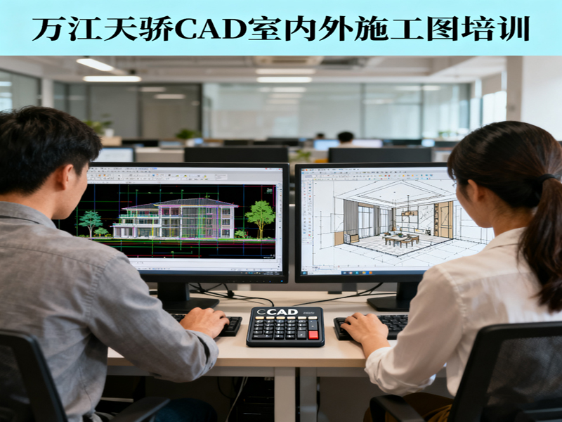 东莞万江天骄职校CAD室内外施工图培训