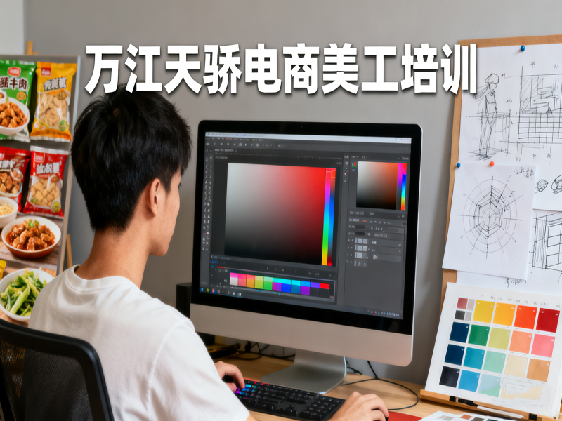 东莞万江天骄职校电商美工培训 